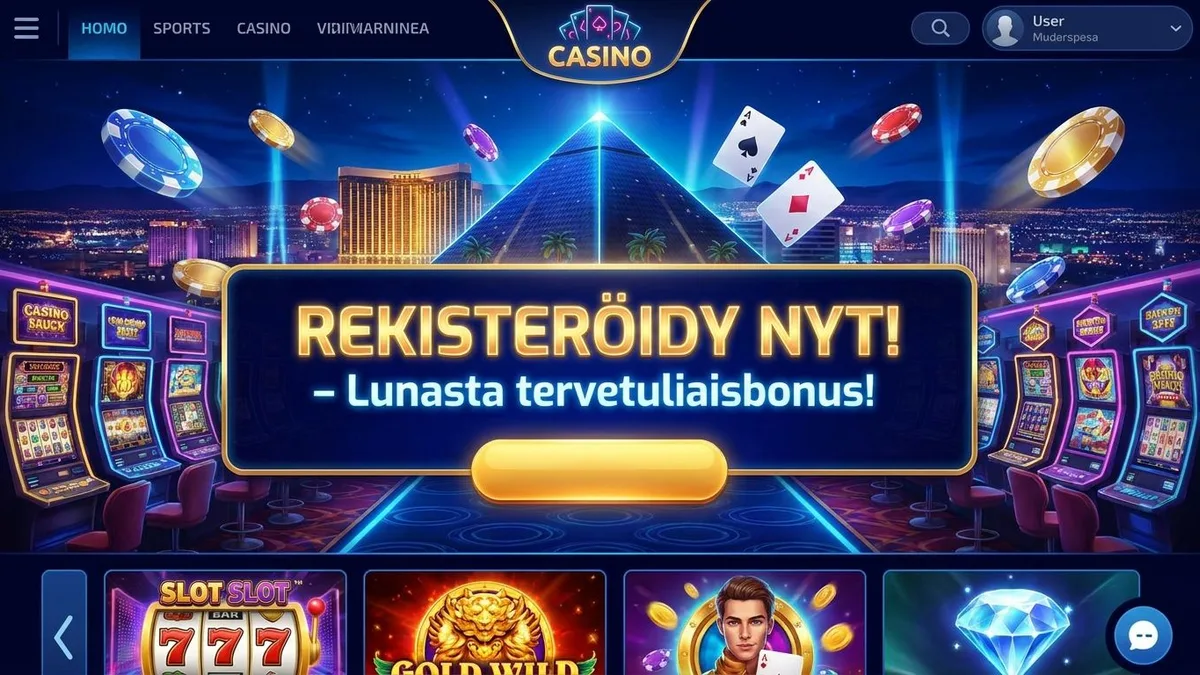 Rekisteröidy bonuksen kanssa